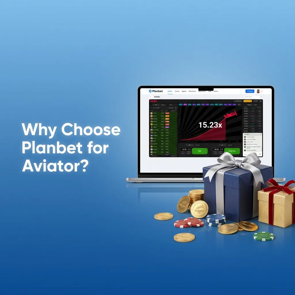 Planbet Aviator game interface showing live chat, statistics, and betting options for Indian players